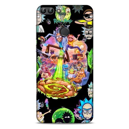 Huawei Psmart Uyumlu Kılıf Rick And Morty (39) Liquid Crystal Kılıf Shadow Council
