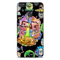 Huawei Psmart Uyumlu Kılıf Rick And Morty (39) Liquid Crystal Kılıf Shadow Council