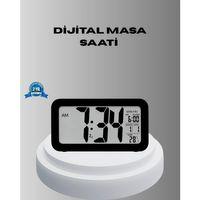 Dijital Masa Saati Sensörlü Aydınlatmalı Alarm Ve Sıcaklık Ölçerli