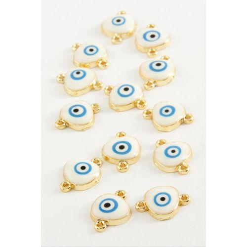 Nazar Çift Kulplu Mineli Bileklik ve Kolye Ucu Aparatı 1 Adet