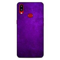 Samsung Galaxy A10s Uyumlu Kılıf Mor Delisi (2) Kabı Noktalı
