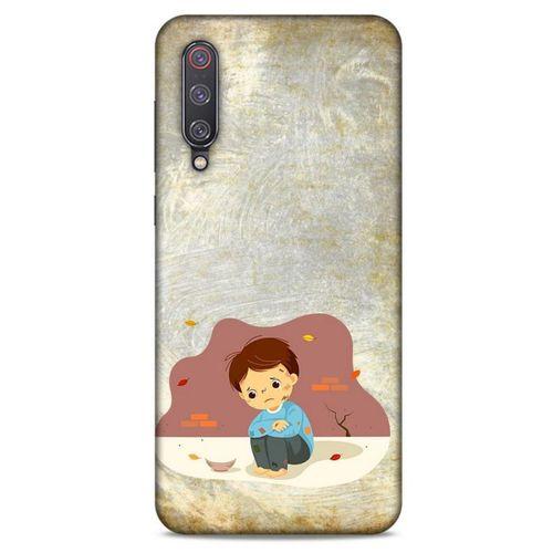 Xiaomi Mi 9 Kılıf Depresyon (10) Full Koruma Kılıfı Yeşil Turuncu