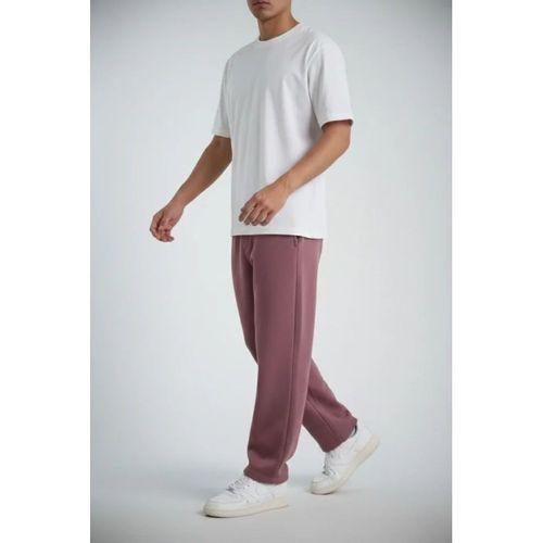 Erkek Baggy Alt Eşofman - Gül Kurusu