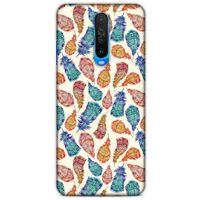 Xiaomi Redmi K30 5G Kılıf Desenli Özel Seri Tüyler (36) Glitter Kılıf