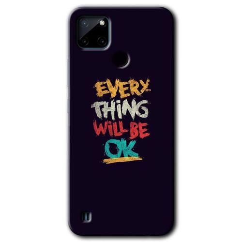 Realme C21 Kılıf HD Desen Baskılı Arka Kapak - Everything