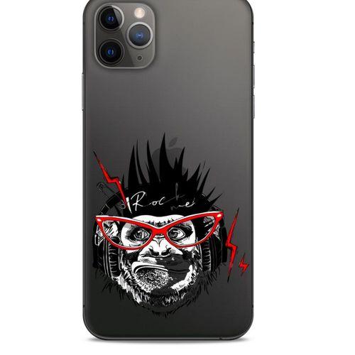 Zoologix (17) Apple Iphone 11 Pro Max Şeffaf Kılıf Silikon Desenli