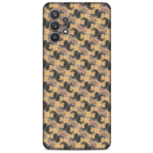 Lopard Samsung Galaxy A32 Uyumlu Kılıf Kamuflaj (74) Darbe Emici Kılıf
