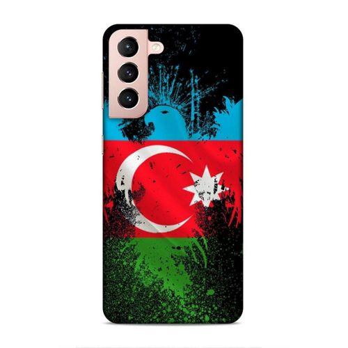 Samsung Galaxy S21 Uyumlu Kılıf Azarbaijan (34) Slim Armor Kılıf Bayrak