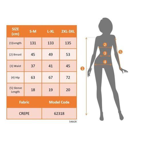 Kadın Kısa Kollu V Yakalı Pileli Uzun Janjan Krep Elbise