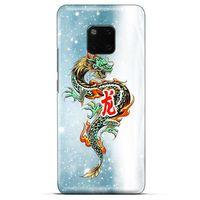 General Mobile GM 20 Pro Kılıf Dragons (29) Arka Koruma Kılıfı Tatoo Mavi Ejderha