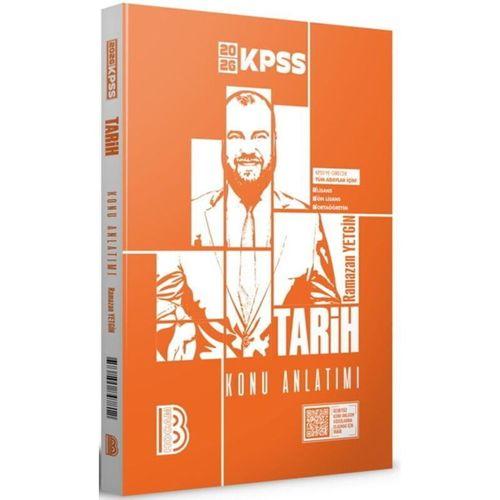 2026 KPSS Tarih Konu Anlatımı Benim Hocam Yayınları