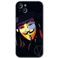 Potkal Hediye Fabrikası iPhone 14 Plus Kılıf HD Desen Baskılı Arka Kapak - Vendetta