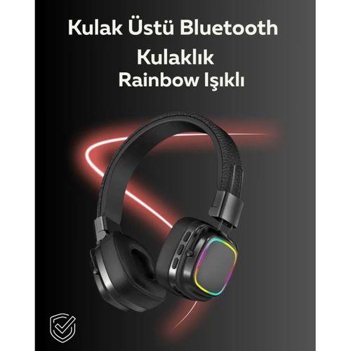 Rgb Işıklı Katlanabilir Bluetooth 5.3 Kulak Üstü Kulaklık