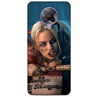 Xiaomi Redmi K30 Pro Uyumlu Kılıf Harley Quinn (13) Silikon Kap Mavi
