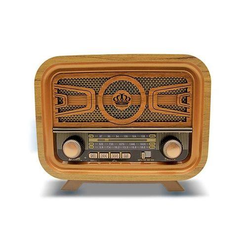Crownwell Retro Bluetooth Radyo Ve Hoparlör Md-1301bt
