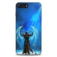 Lopard Apple Iphone 8 Plus Uyumlu Kılıf GameX (47) Crystal Flex Kılıf Mavi