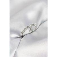 Gümüş Renk Sallantılı Kemik Model Kadın Yüzük