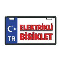 SEVGENT Mavi Elektrikli Bisiklet E-Bike Plakalık