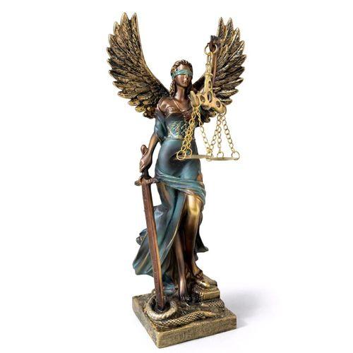 24x7 Cm Polyester Kanatlı Adalet Biblosu