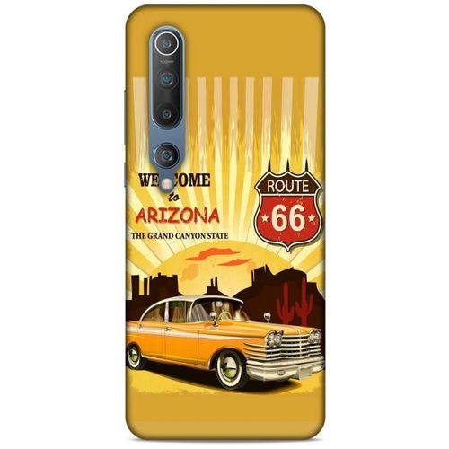 Retro (14) Desen Lansman Kılıf Renkli Xiaomi Mi 10 Kılıf