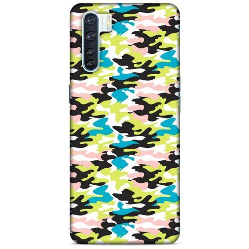 Kamuflaj 04 Oppo A91 Kılıf Silikon Kapak