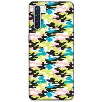 Kamuflaj 04 Oppo A91 Kılıf Silikon Kapak