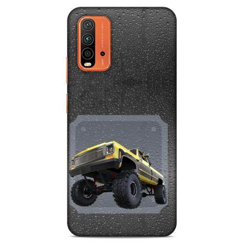 Lopard Xiaomi Redmi 9T Uyumlu Kılıf PickUpX (22) Tam Koruma Kılıfı Sarı Siyah