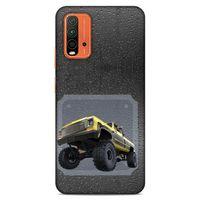 Lopard Xiaomi Redmi 9T Uyumlu Kılıf PickUpX (22) Tam Koruma Kılıfı Sarı Siyah