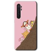 Xiaomi Mi Note 10 Lite HD Baskılı Kılıf + 9D Tam Ekran Koruyucu - Winnie the Pooh