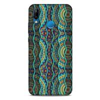 Huawei P20 Lite Kılıf Baskılı Özel Seri Taşlı (32) Soft Silikon Kılıf