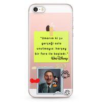 Apple iPhone SE Kılıf Caps Walt Disney Arka Kapak Koruma Desenli Full Koruyucu