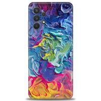 Samsung Galaxy A32 Kılıf HD Baskılı Kılıf - Colors + Tam Ekran Koruyucu