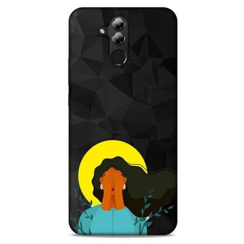 Huawei Mate 20 Lite Kılıf Depresyon (9) Kılıf Siyah Mavi