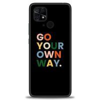 Xiaomi Redmi 10C Kılıf HD Baskılı Kılıf - Go Your + Tam Ekran Koruyucu