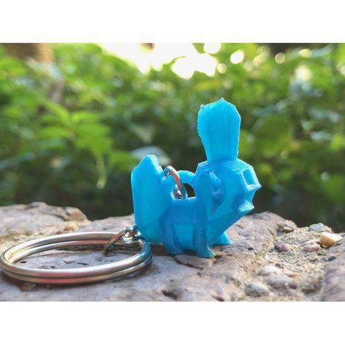 Düşük Poli Mudkip - Anahtarlık - 3719871