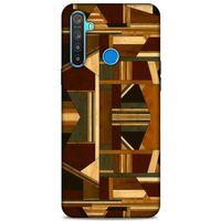Lopard Oppo Realme 5i Uyumlu Kılıf Wood'X (42) Rugged Armor Kılıf Desenli