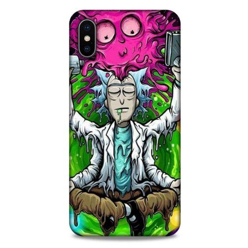 Apple iPhone XS Max Uyumlu Kılıf Rick And Morty (29) Arka Koruma Kılıfı Council of Ricks