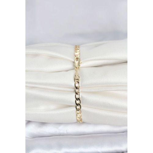 CM 14K Gold Renk Halka Zincir Model Kadın Bileklik