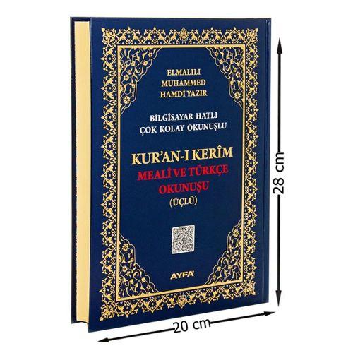 Rahle Boy Kuranı Kerim Meali Ve Türkçe Okunuşu - Üçlü