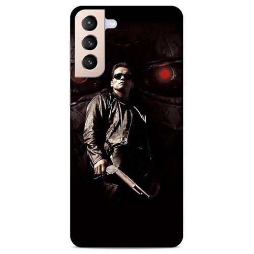 Lopard Samsung Galaxy S21 Uyumlu Kılıf IMDB Film (42) Rugged Armor Kılıf Terminator