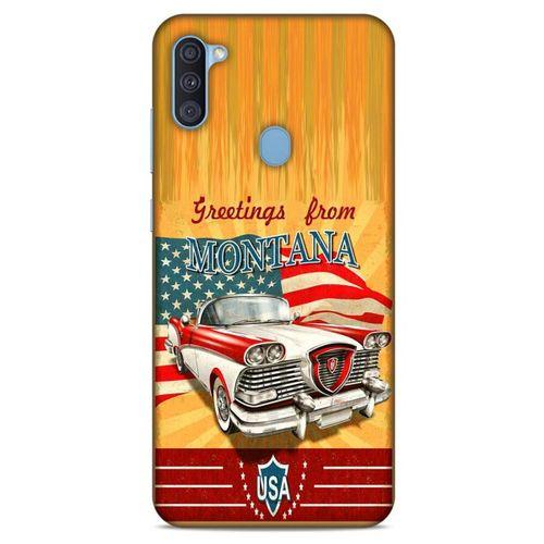 Retro (13) Desen Silikon Kap Renkli Samsung Galaxy A11 Kılıf