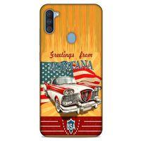 Retro (13) Desen Silikon Kap Renkli Samsung Galaxy A11 Kılıf