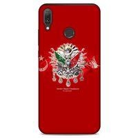 Huawei Y9 2019 Uyumlu Kılıf Ottoman (13) Silikon Kap Tuğra