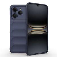 Tecno Spark 40 Kılıf Esnek TPU Oyuklu Arka Yüzey Tasarımlı Zore Etnik Silikon Kapak