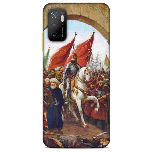 Xiaomi Poco M3 Pro Uyumlu Kılıf Ottoman (40) Fit Silikon Kılıf İstanbul'un Fethi
