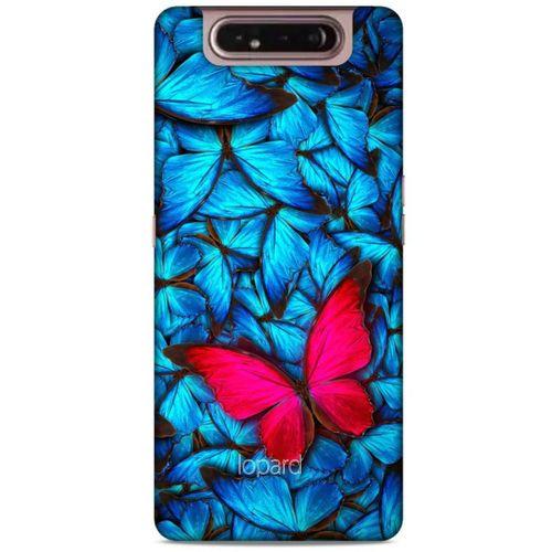 Samsung Galaxy A80 Kılıf Kelebek Etkisi (1) Kılıfı Karışık Renkli