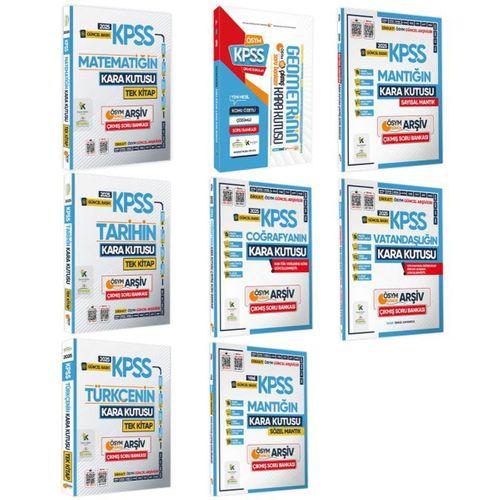 2025 KPSS Kara Kutu GY-GK TEKli Kitap EKONOMİK Set Çıkmış Soru Bankası Konu Özetli Video/PDF Çözümlü