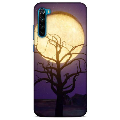 Xiaomi Redmi Note 8T Uyumlu Kılıf Mor Delisi (7) Telefon Kılıfı Ay Ağaç