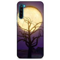 Xiaomi Redmi Note 8T Uyumlu Kılıf Mor Delisi (7) Telefon Kılıfı Ay Ağaç