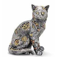 Steampunk Polyester Kedi Figürü Alk2454